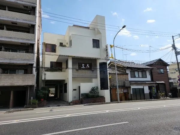 京都市下京区の花豊造園さん 外壁 シリコンREVO1000-IR塗装