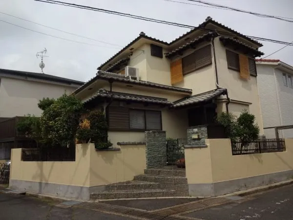 八幡市のN様 外壁シリコンREVO-IR塗装