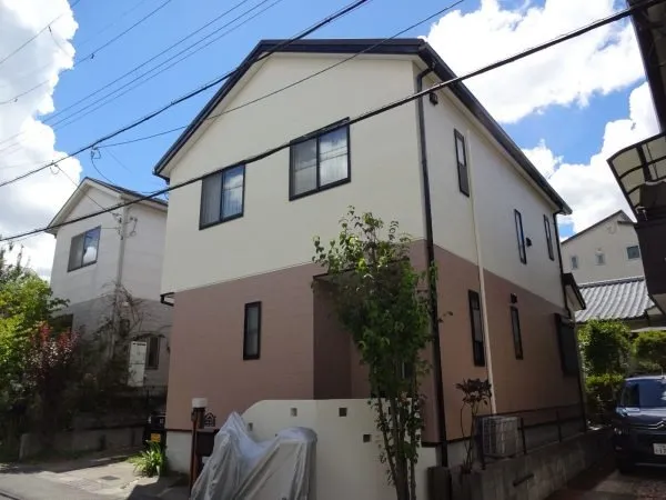 八幡市橋本のY様 外壁 フッソREVO-1000IR 屋根 スーパーガルテクト フッソ カバー工法