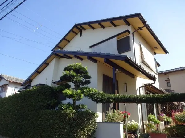 木津川市南加茂台のO様 外壁 シリコンREVO1000-IR 塗装
